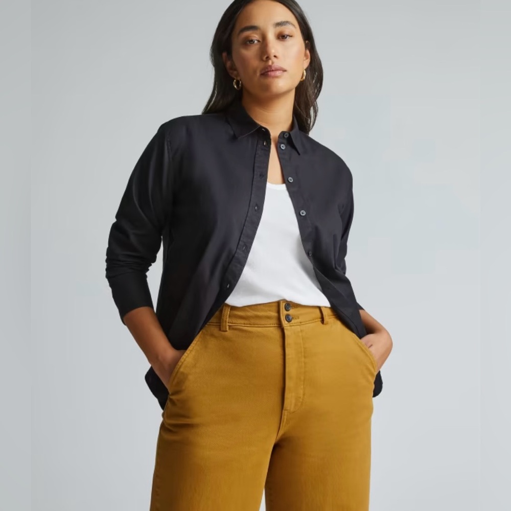 602. Everlane The Silky Cotton Relaxed Shirt